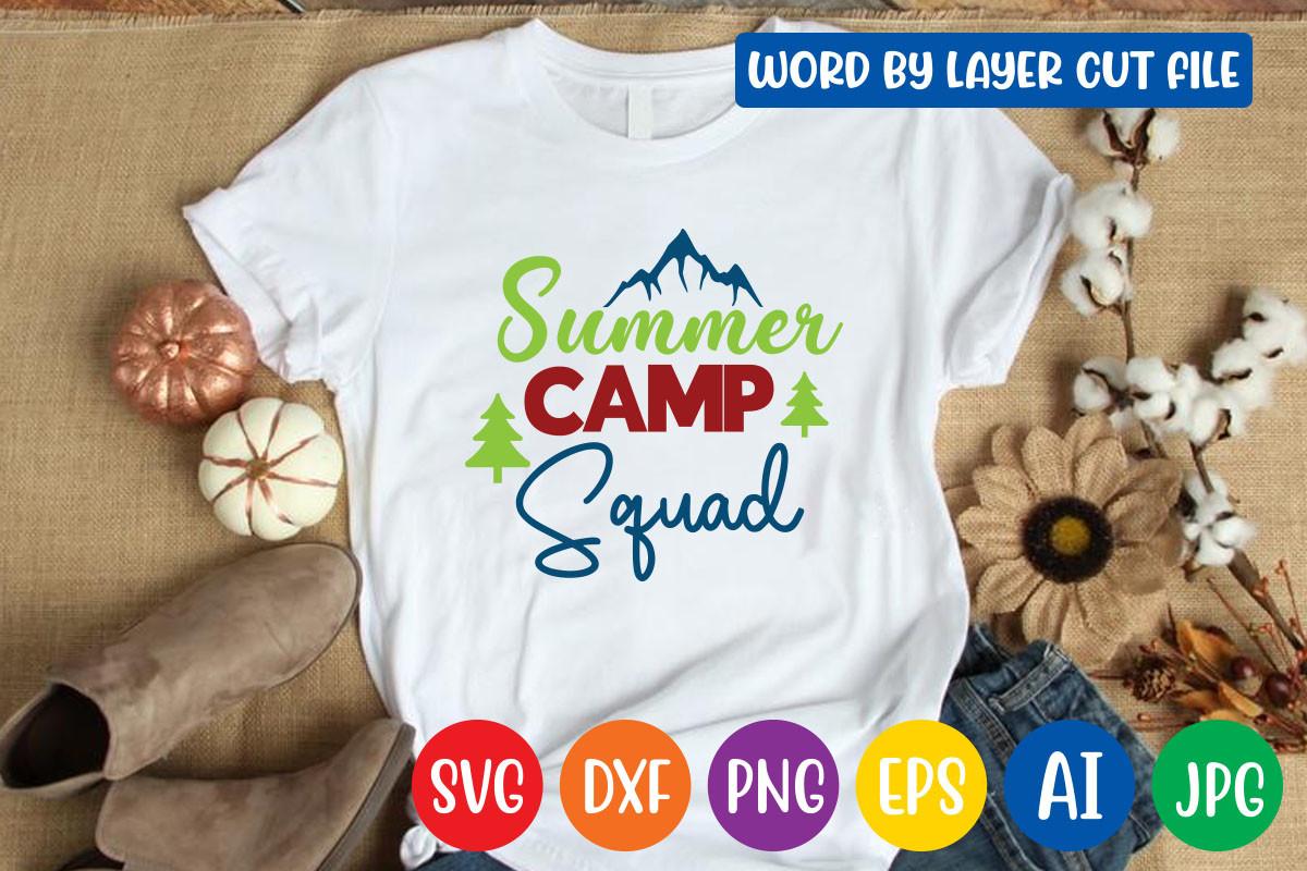 Summer Camp Squad Svg Design