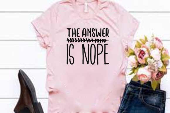 Sarcastic Svg Design, the Answer is Nope