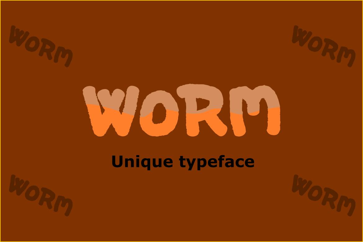 Worm Font