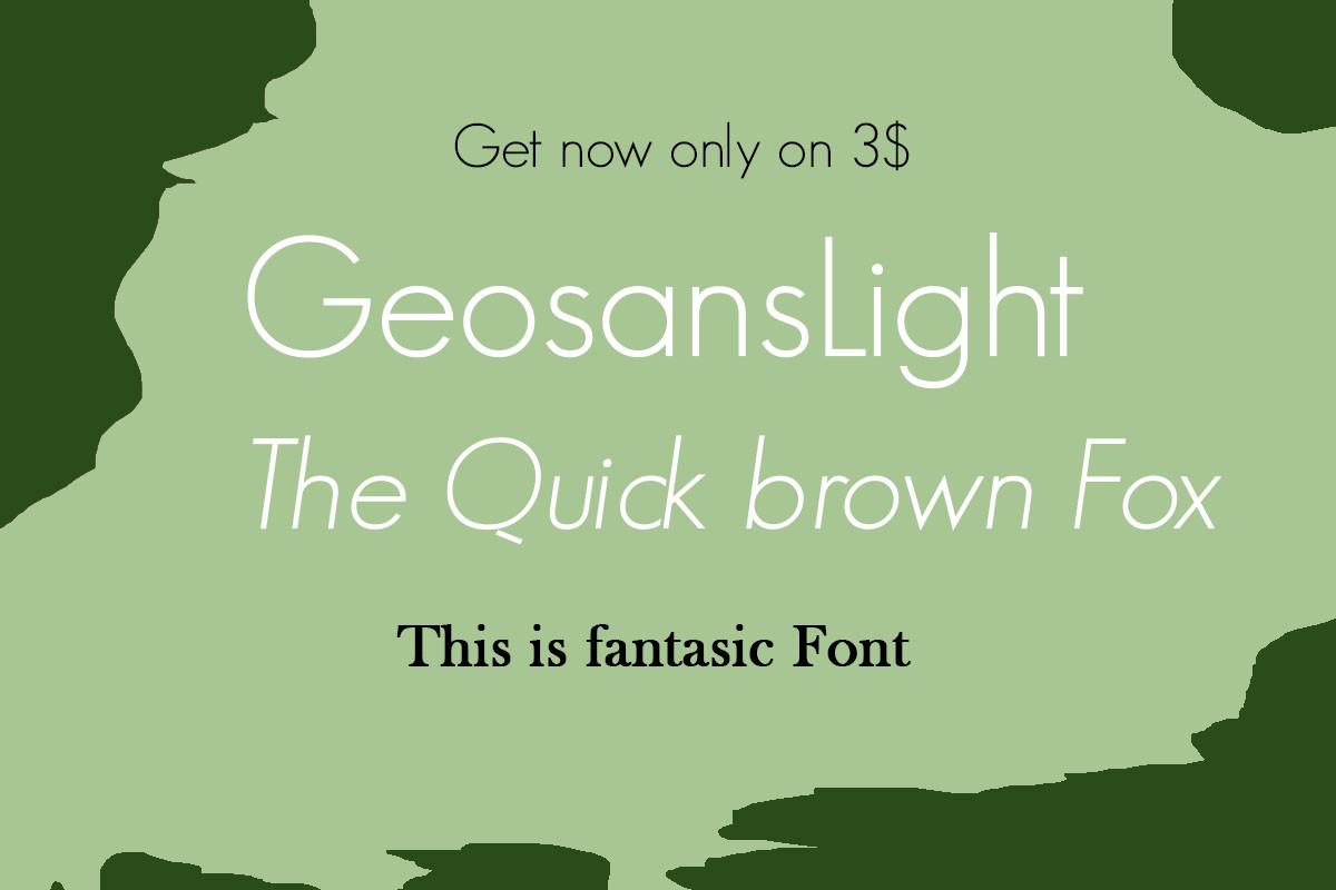 Geosans Font
