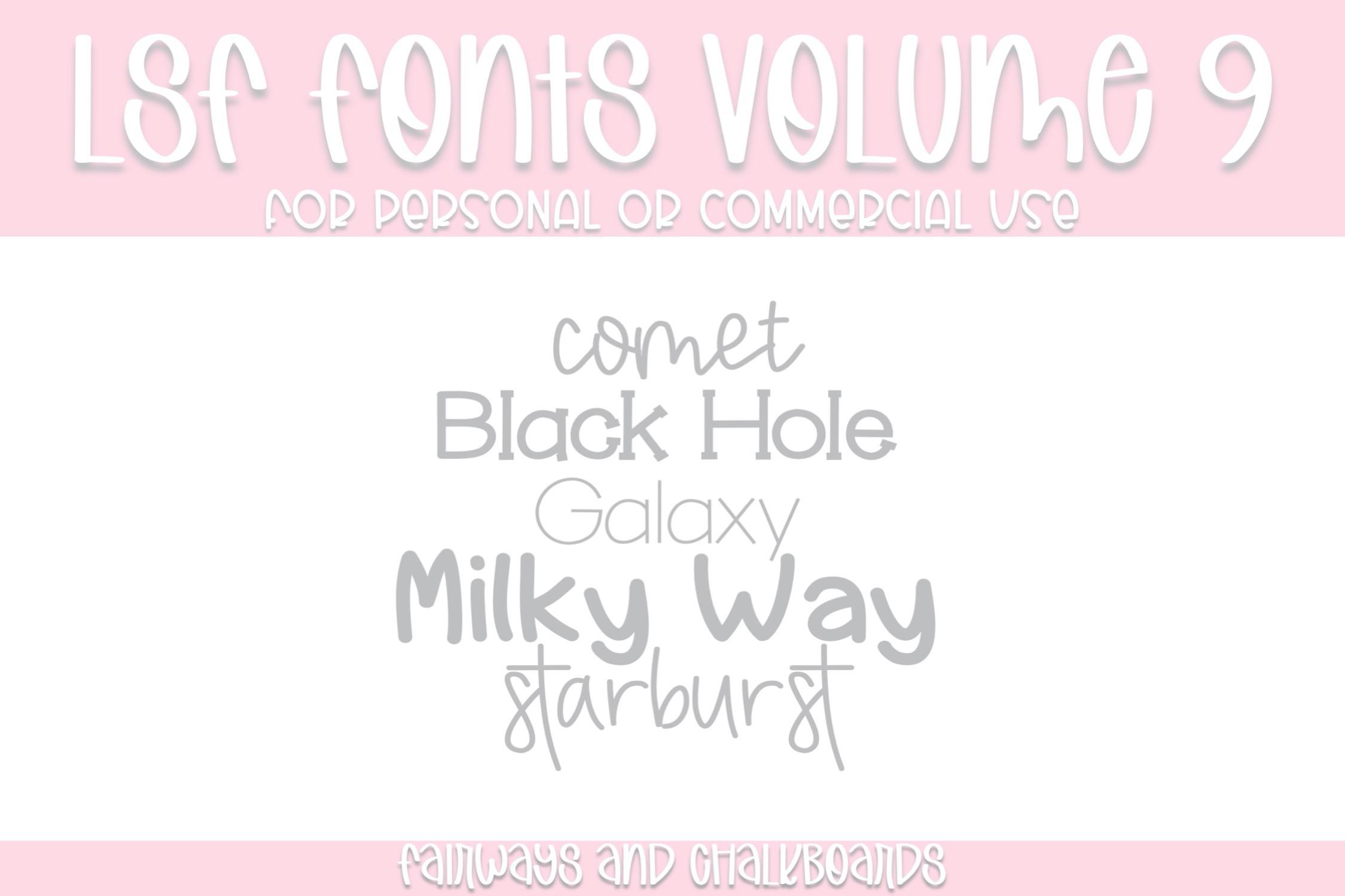 LSF Volume 9 Font
