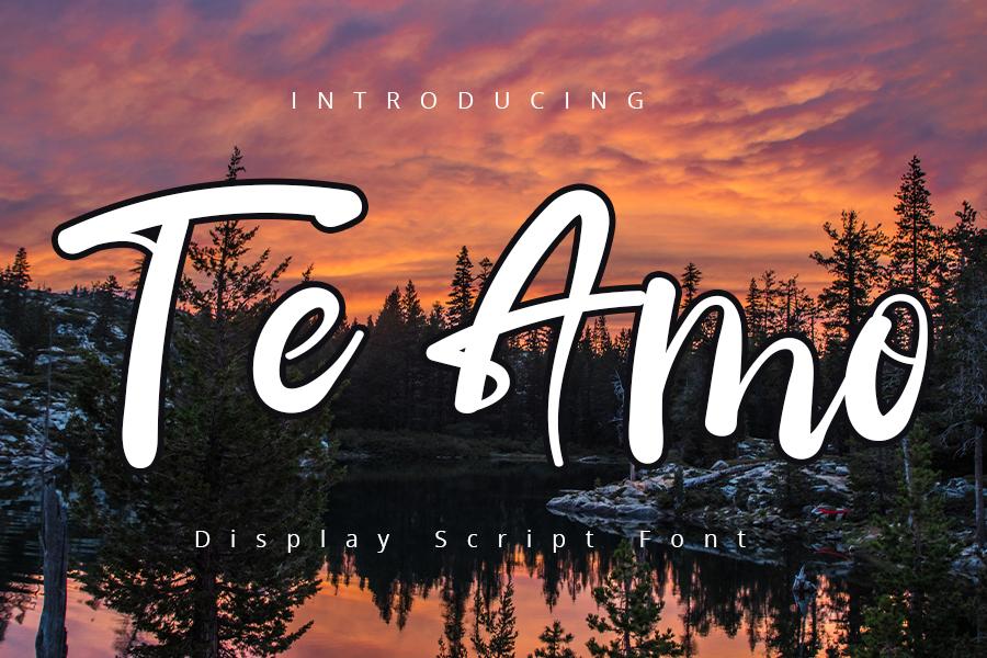 Te Amo Font