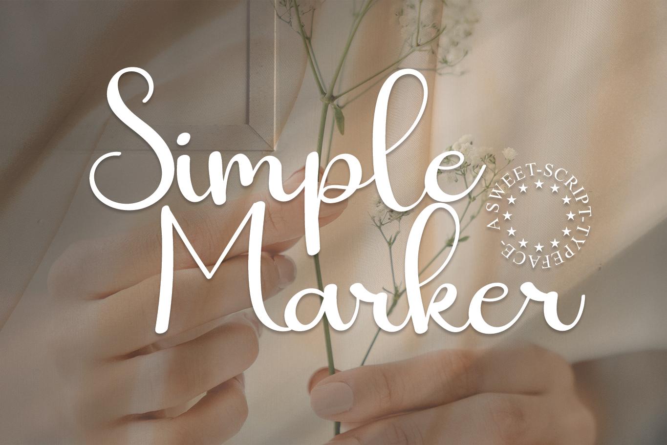 Simple Marker Font