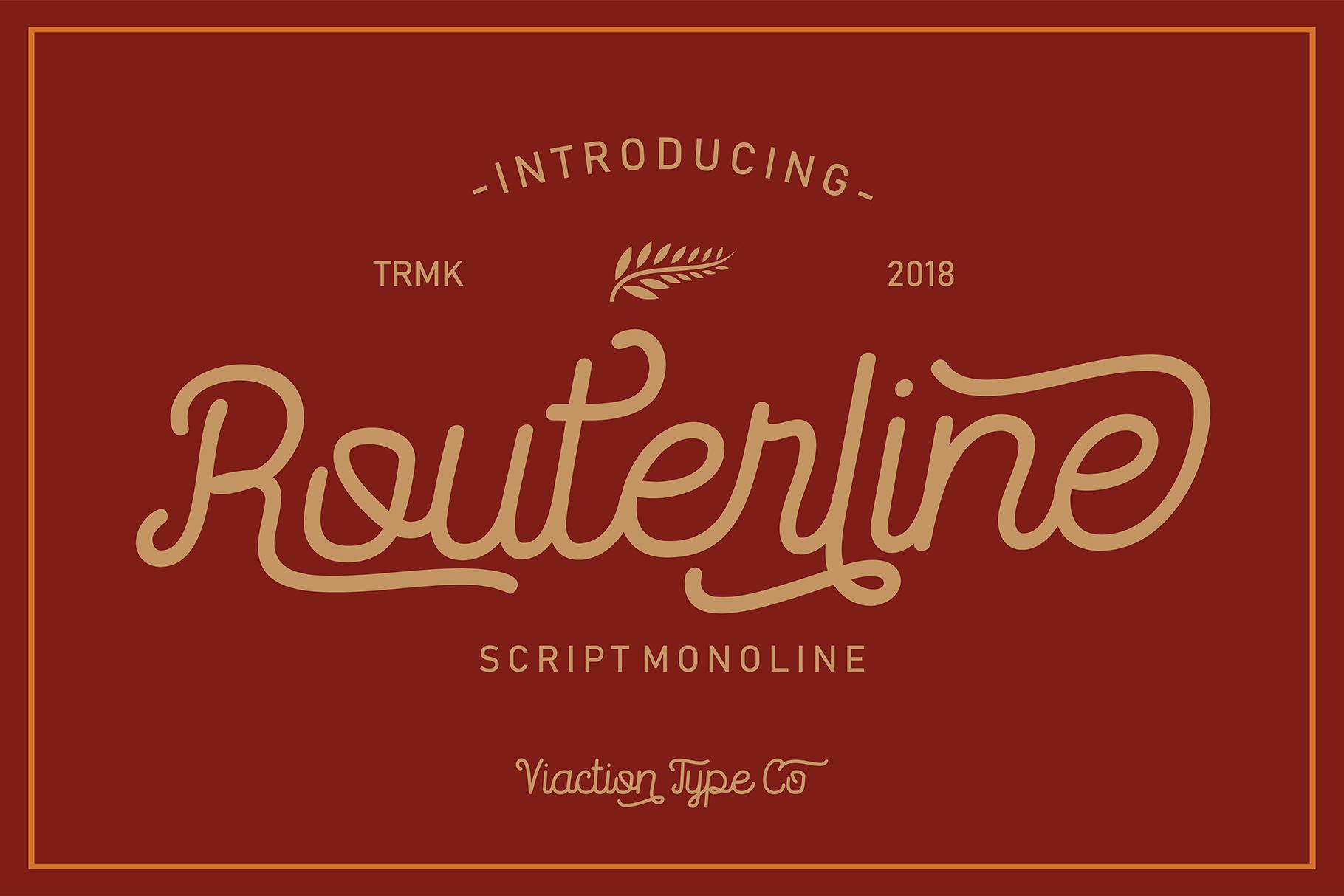 Routerline Font