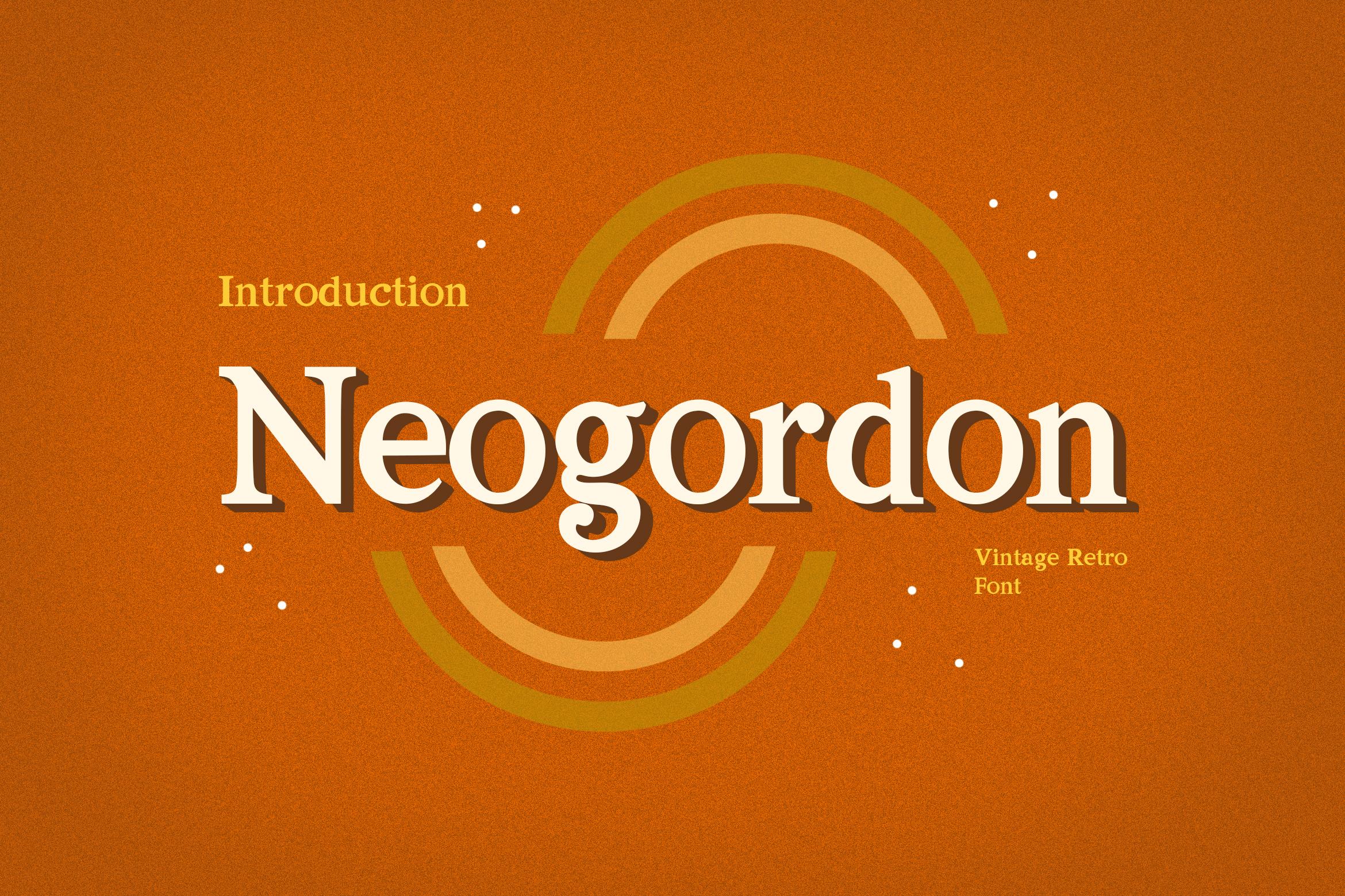 Neogordon Font