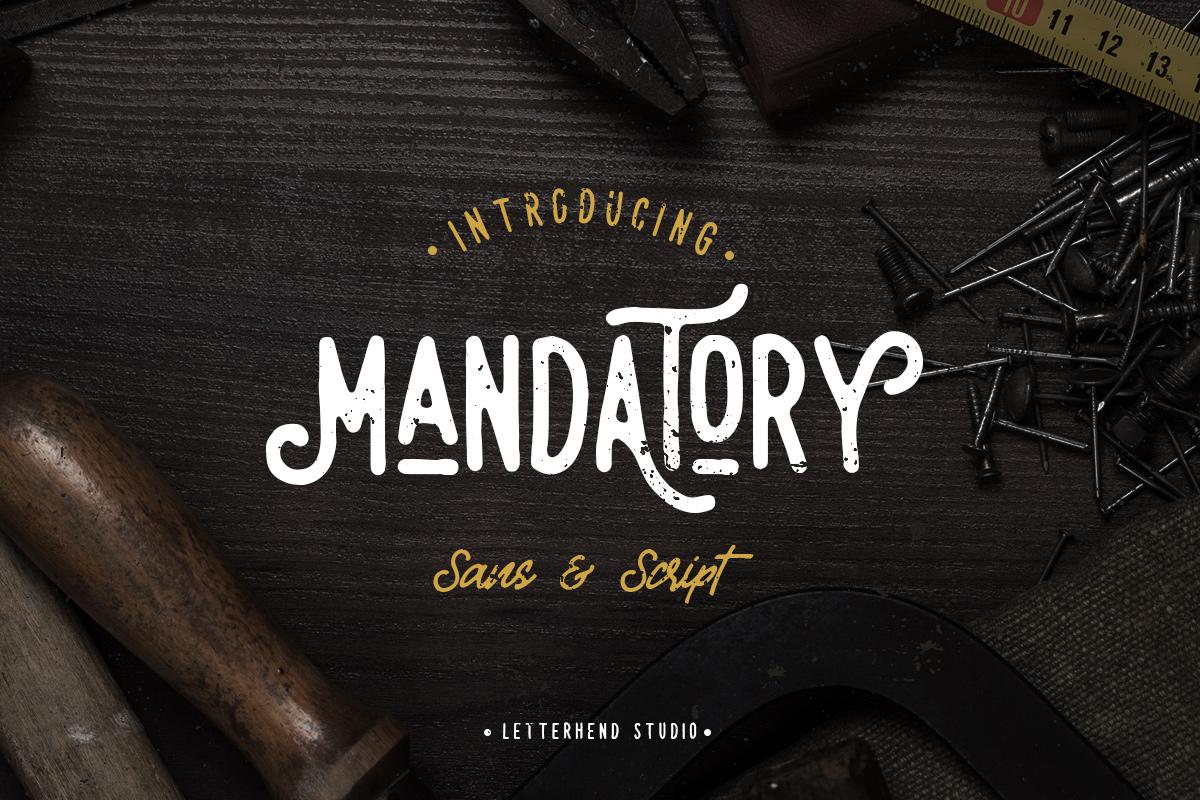 Mandatory Duo Font