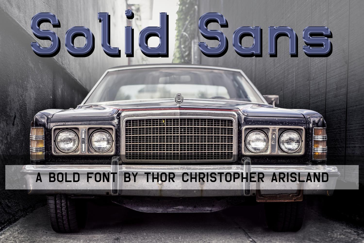 Solid Sans Font