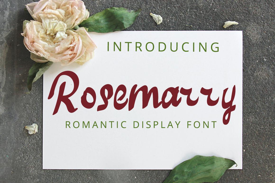 Rosemarry Font