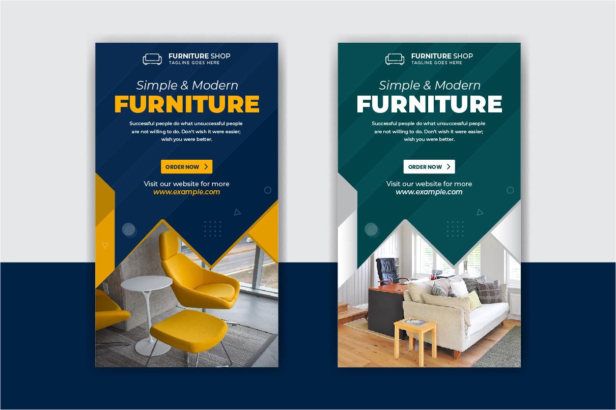 Modern Furniture Instagram Story Design