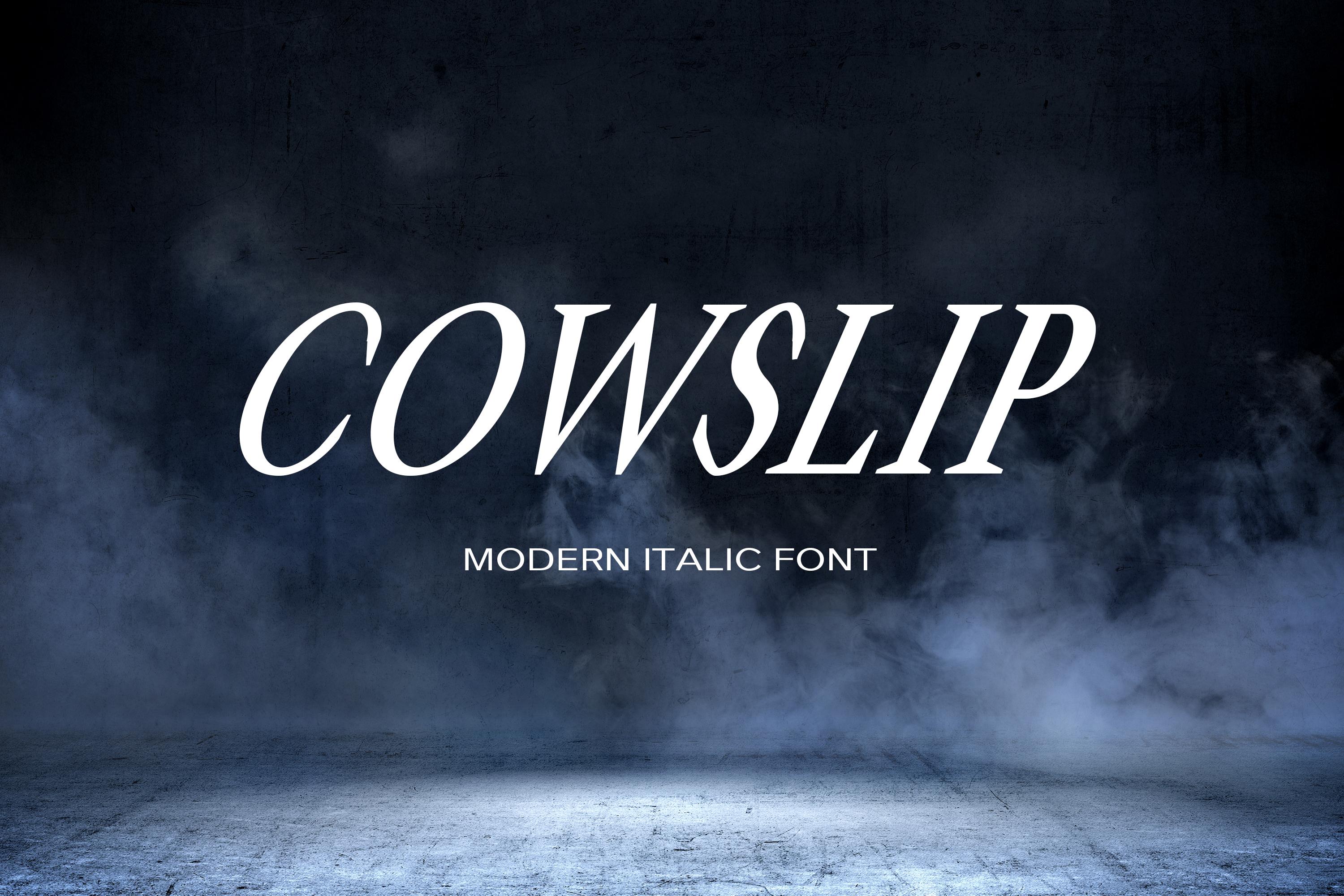 Cowslip Font