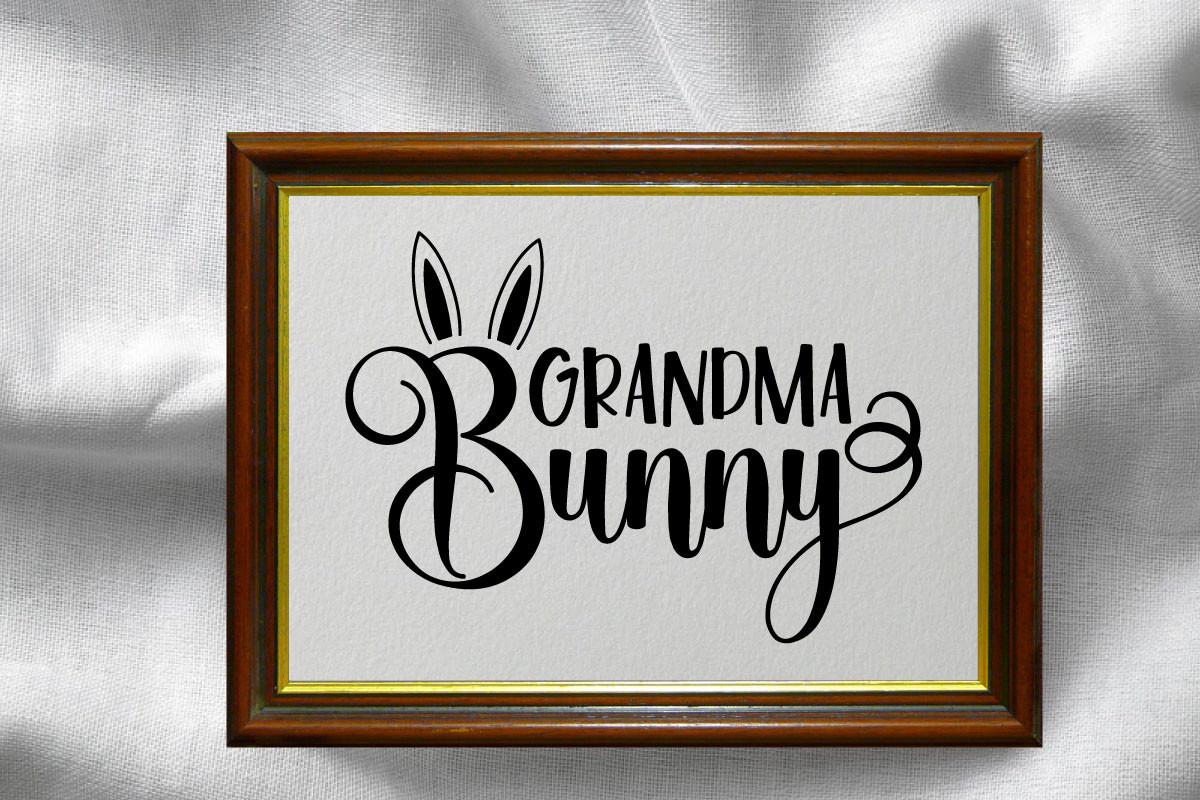 Grandma Bunny SVG Cut File