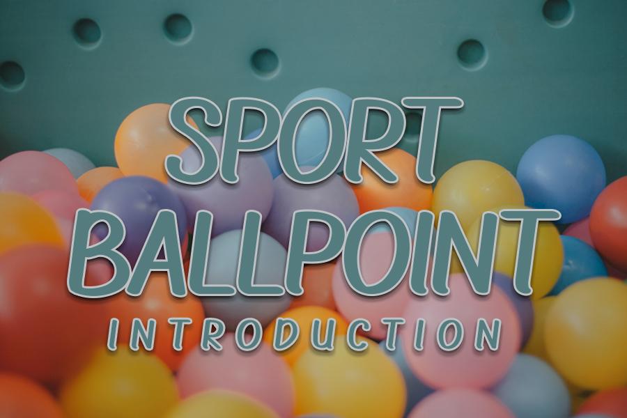 Sport Ballpoint Font