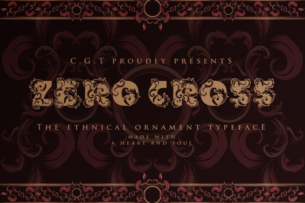 Zero Cross Font