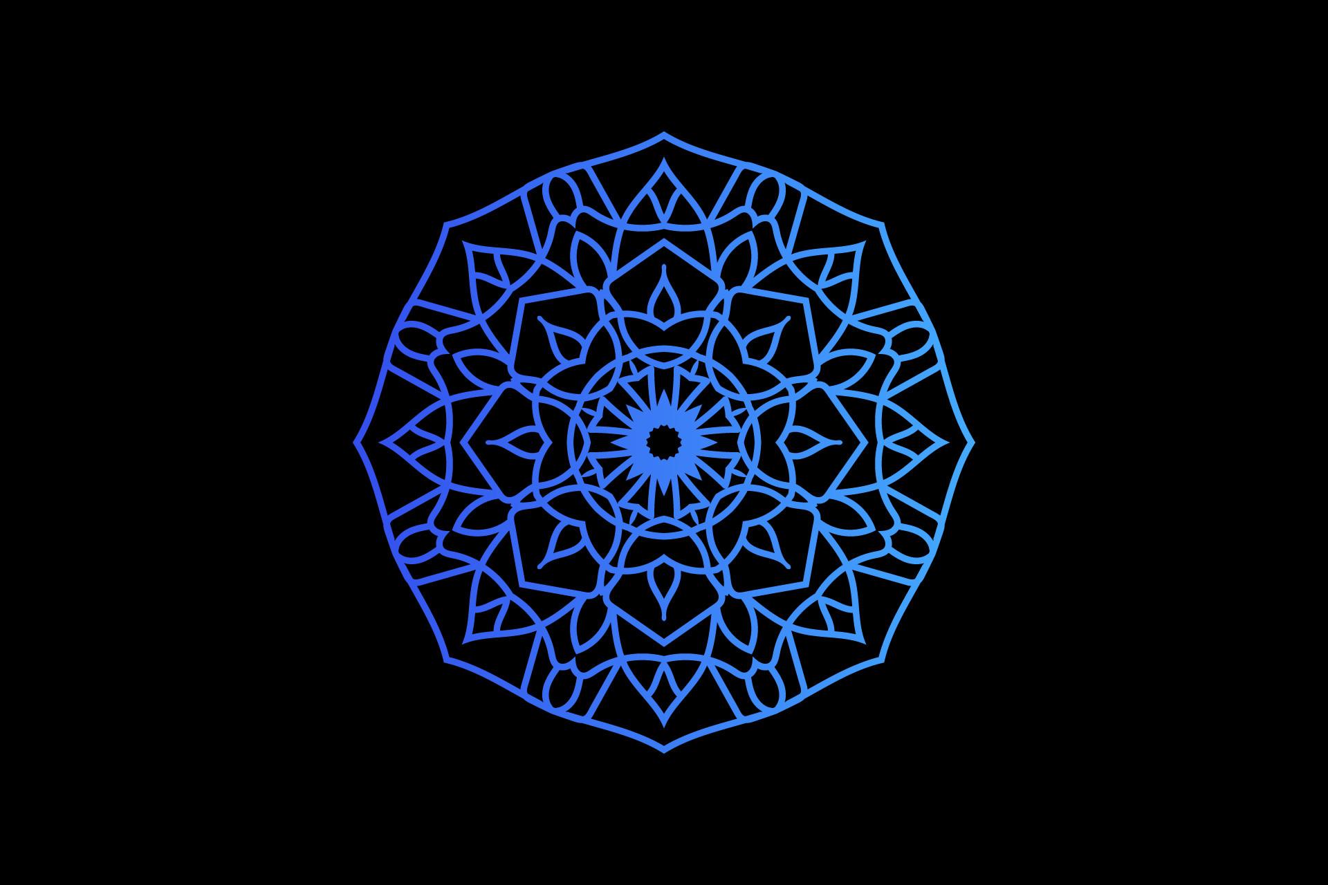 Mandala Flowers Ornament