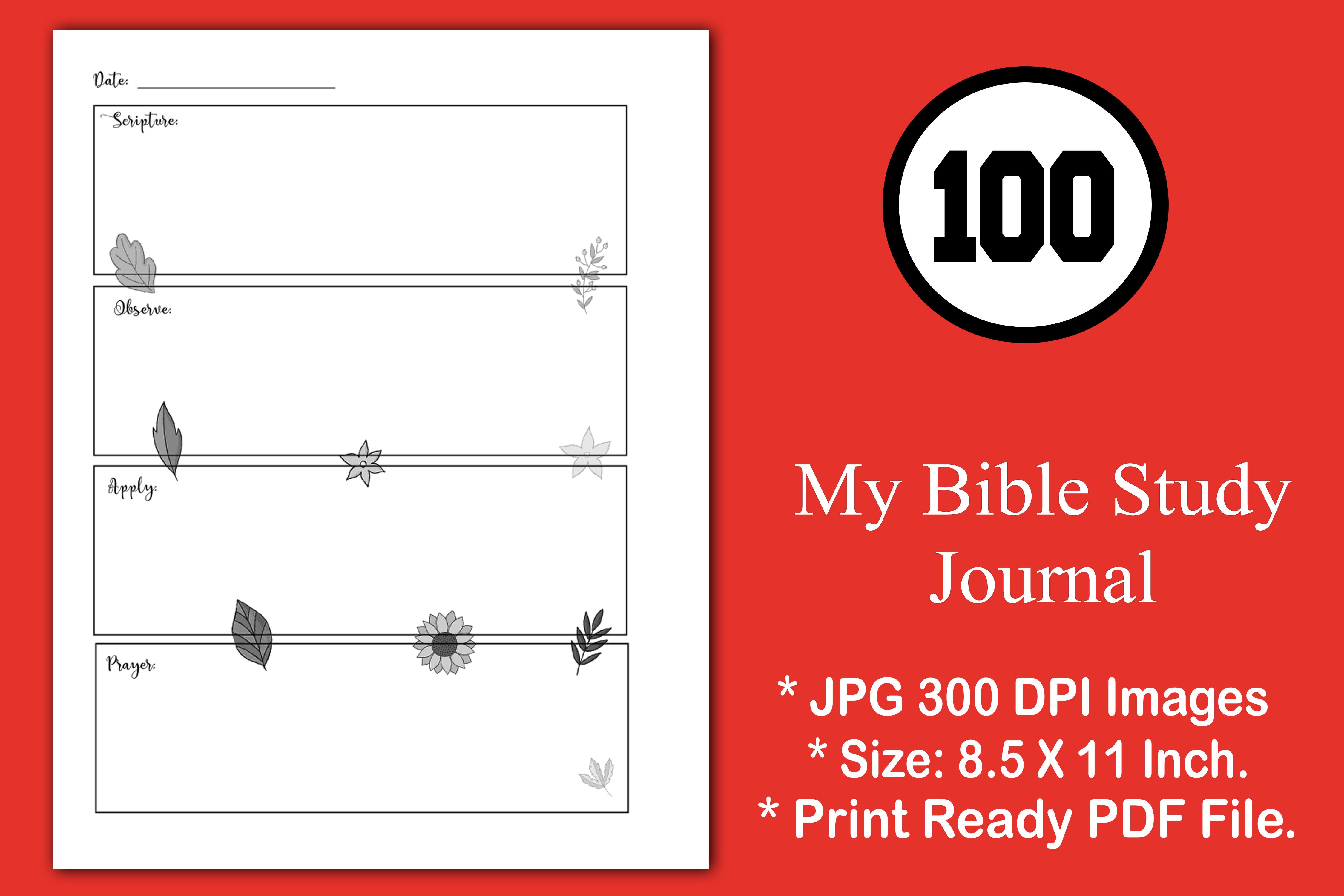 My Bible Study Journal