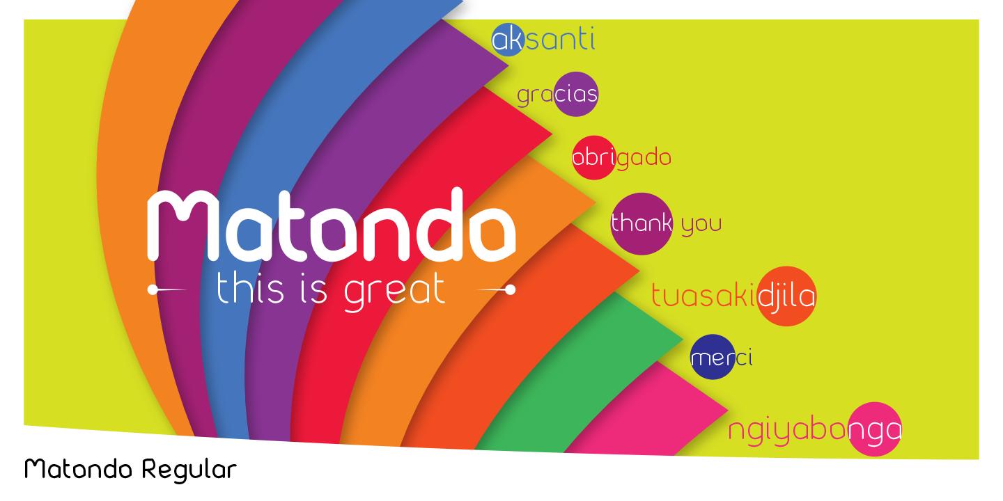 Matondo Regular Font