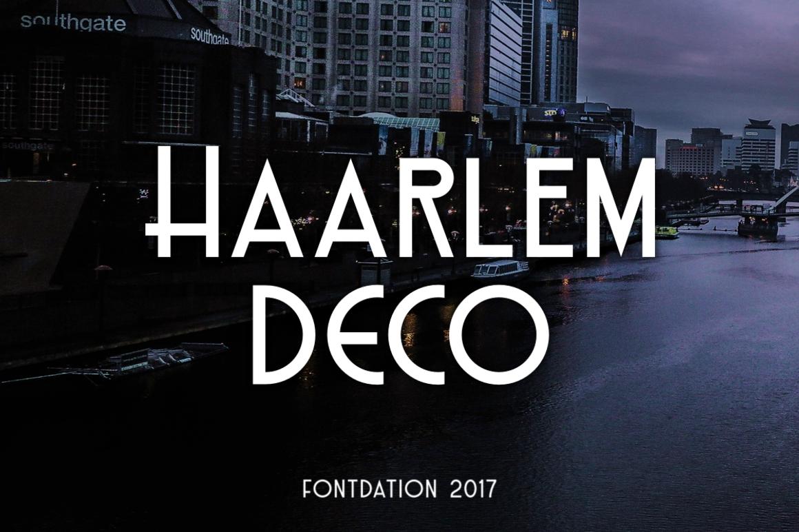 Haarlem Deco Font