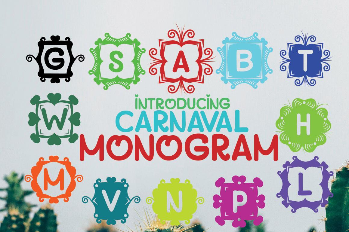Monogram Carnaval Font
