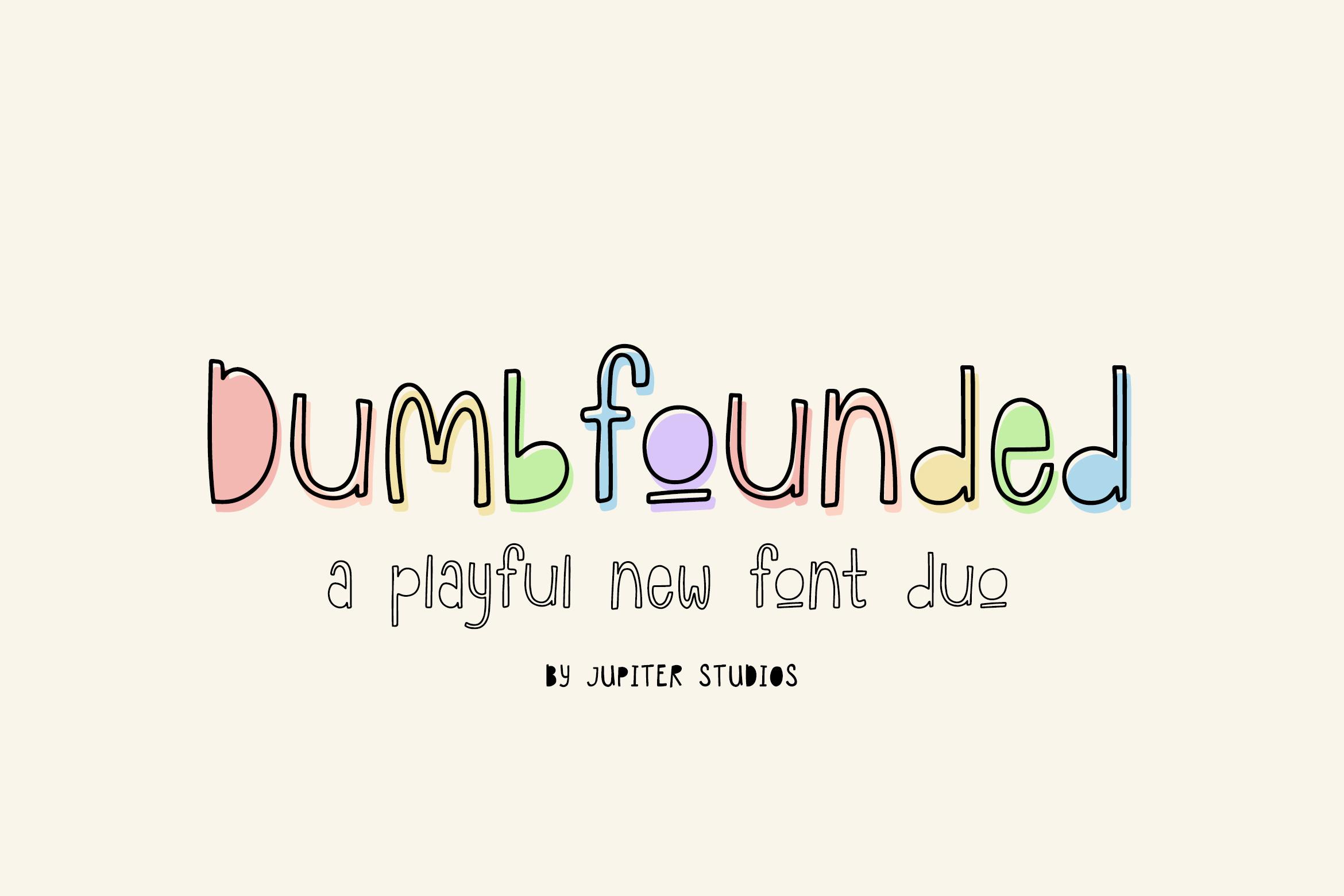 Dumbfounded Duo Font