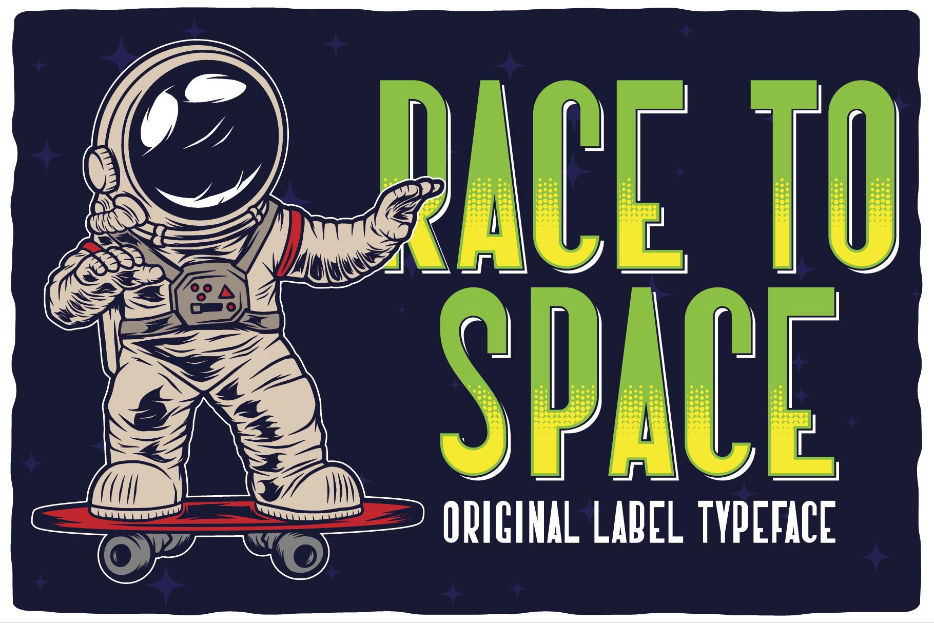 Race to Space Font