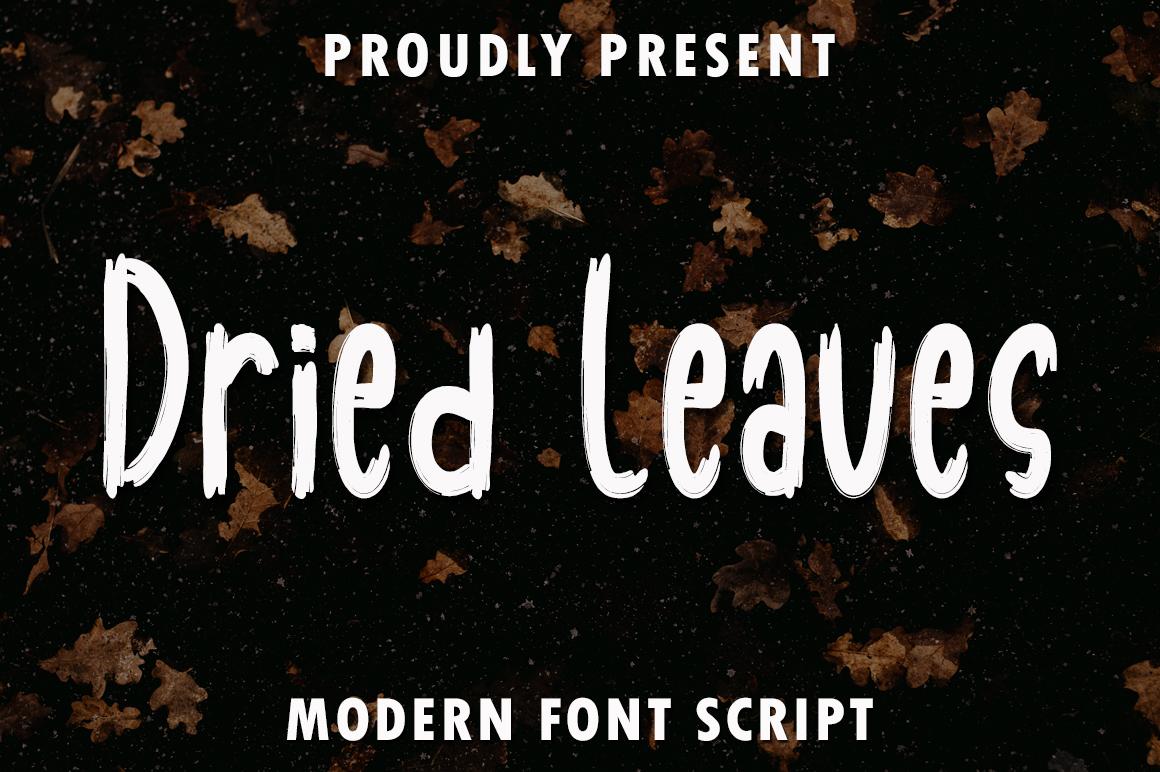 Dried Leaves Font