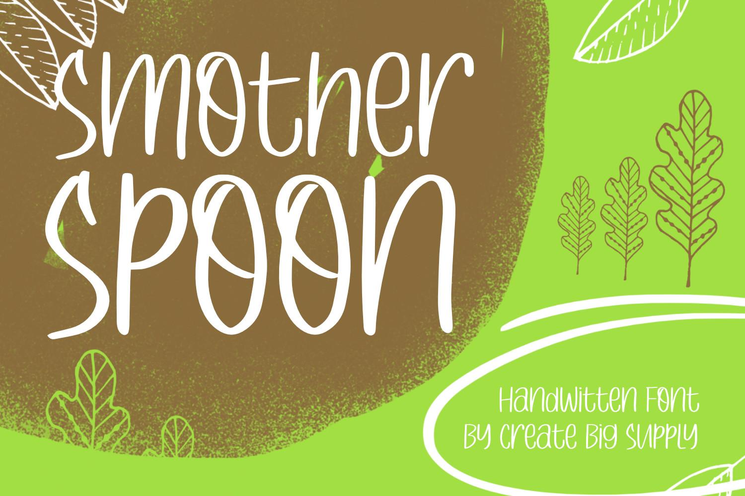Smother Spoon Font