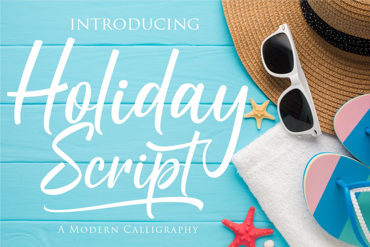 Holiday Font