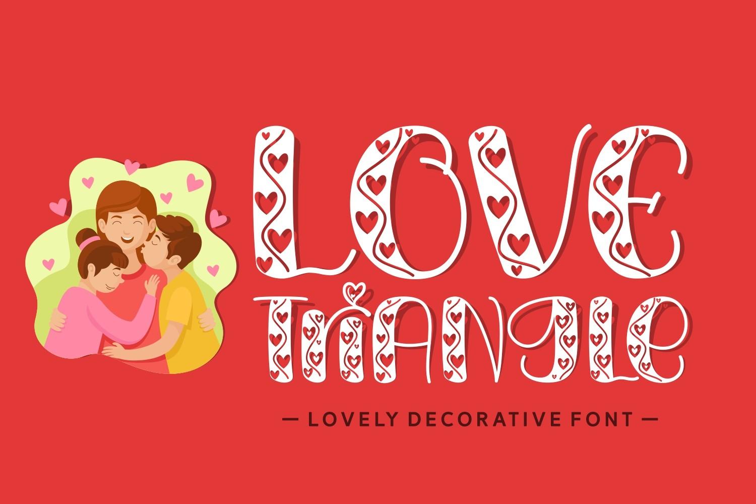 Love Triangle Font