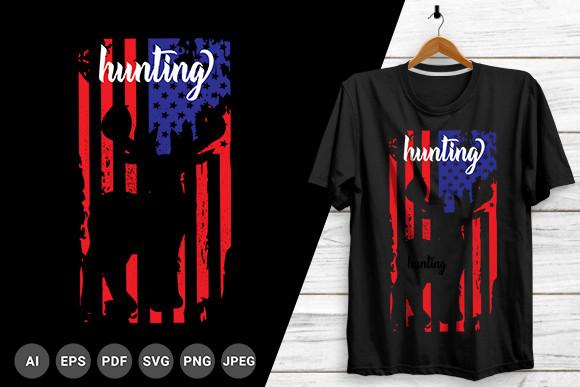 Hunting Deer T-shirt Design