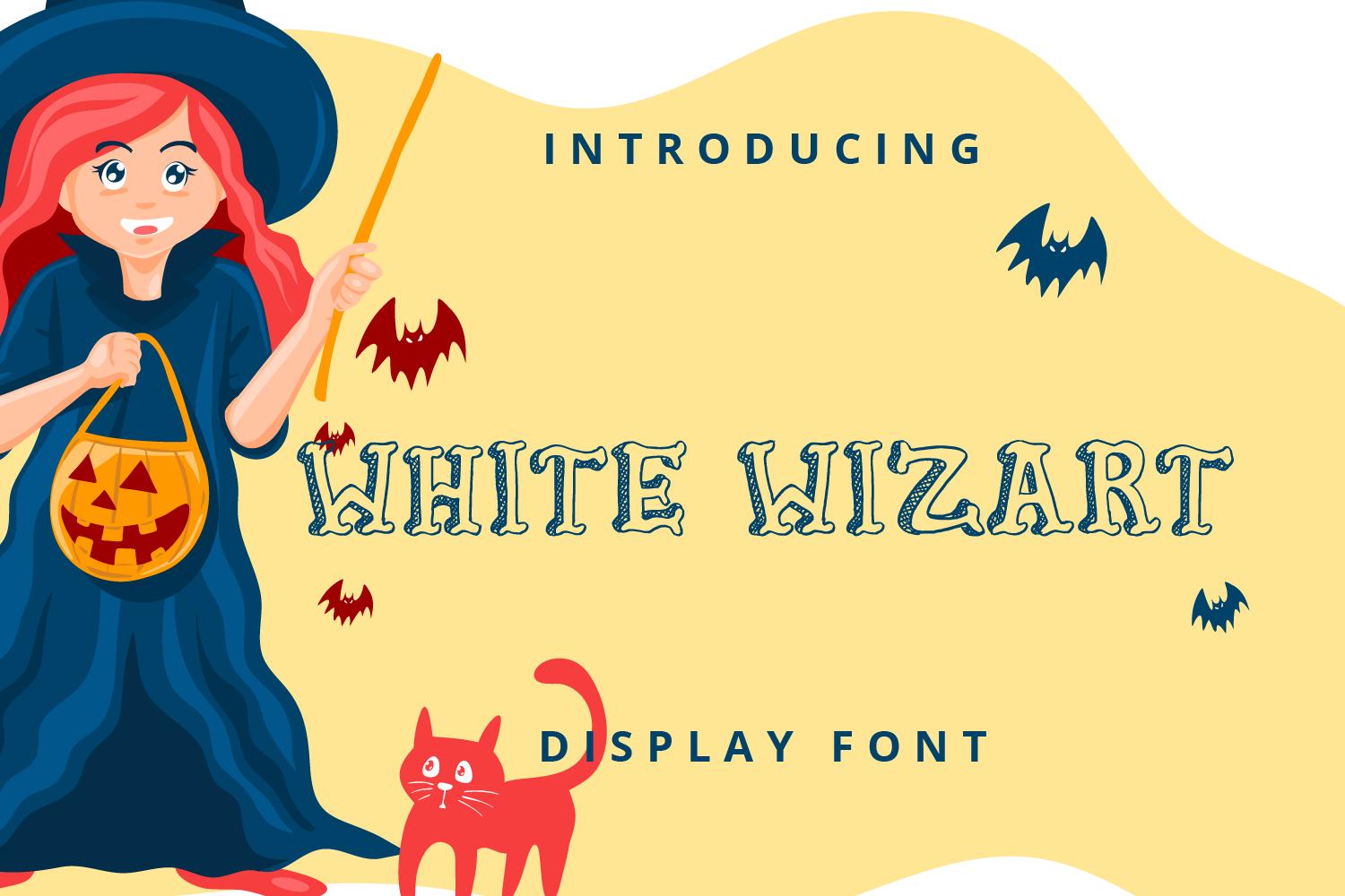 White Wizart Font