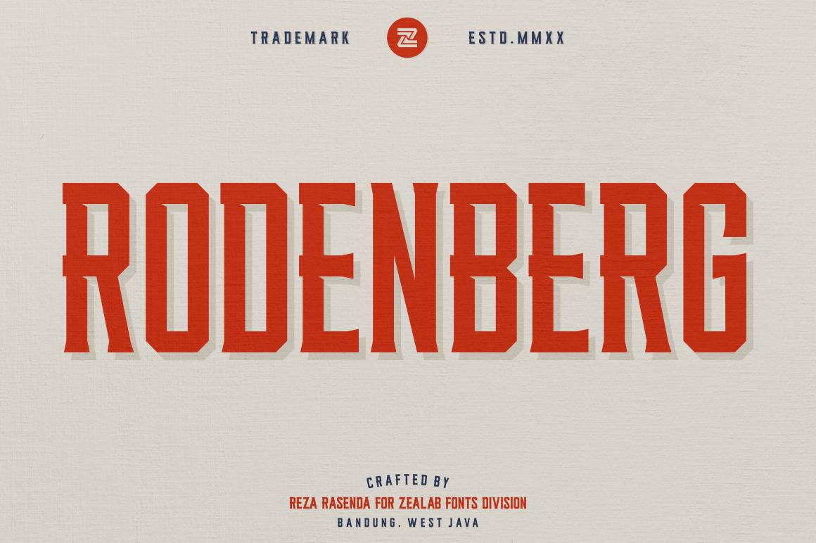 Rodenberg Font