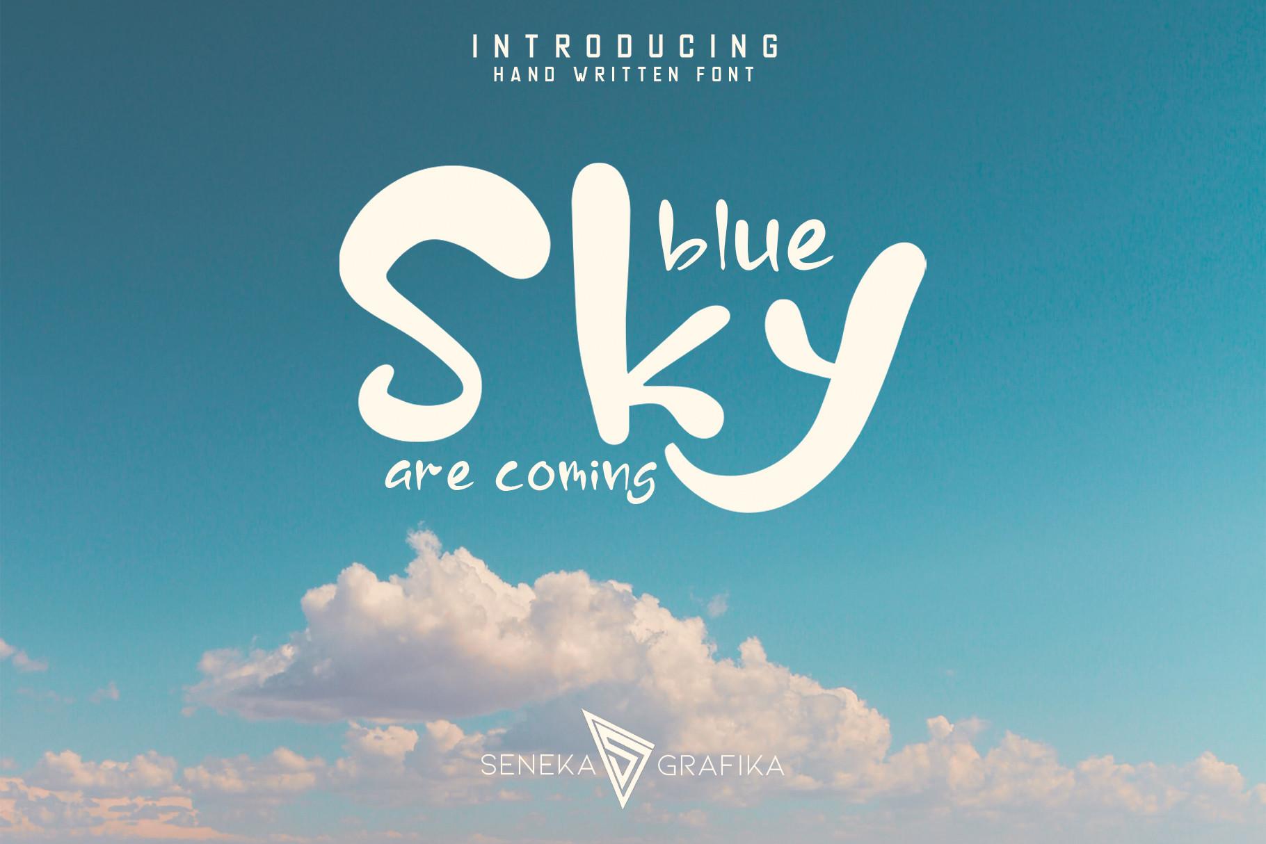 Blue Sky Font