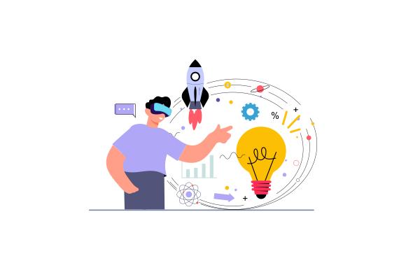 Innovation Concept with Ideas