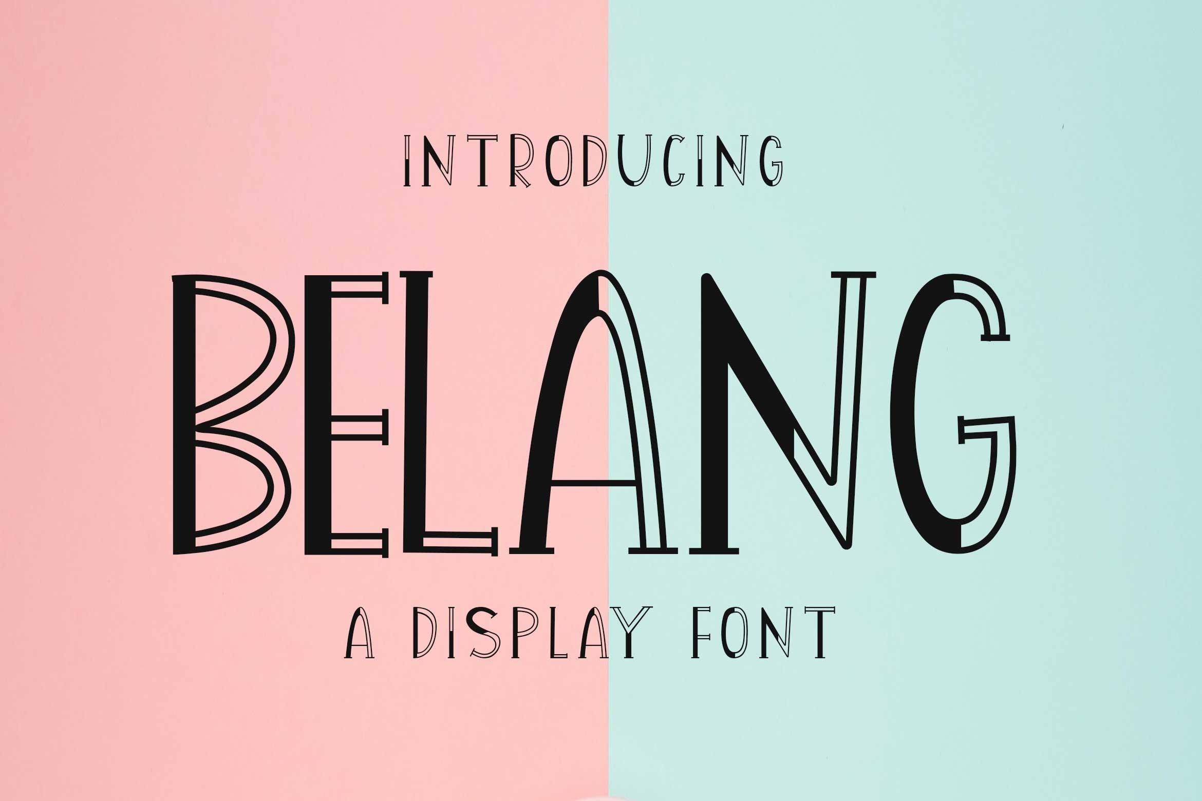 Belang Font