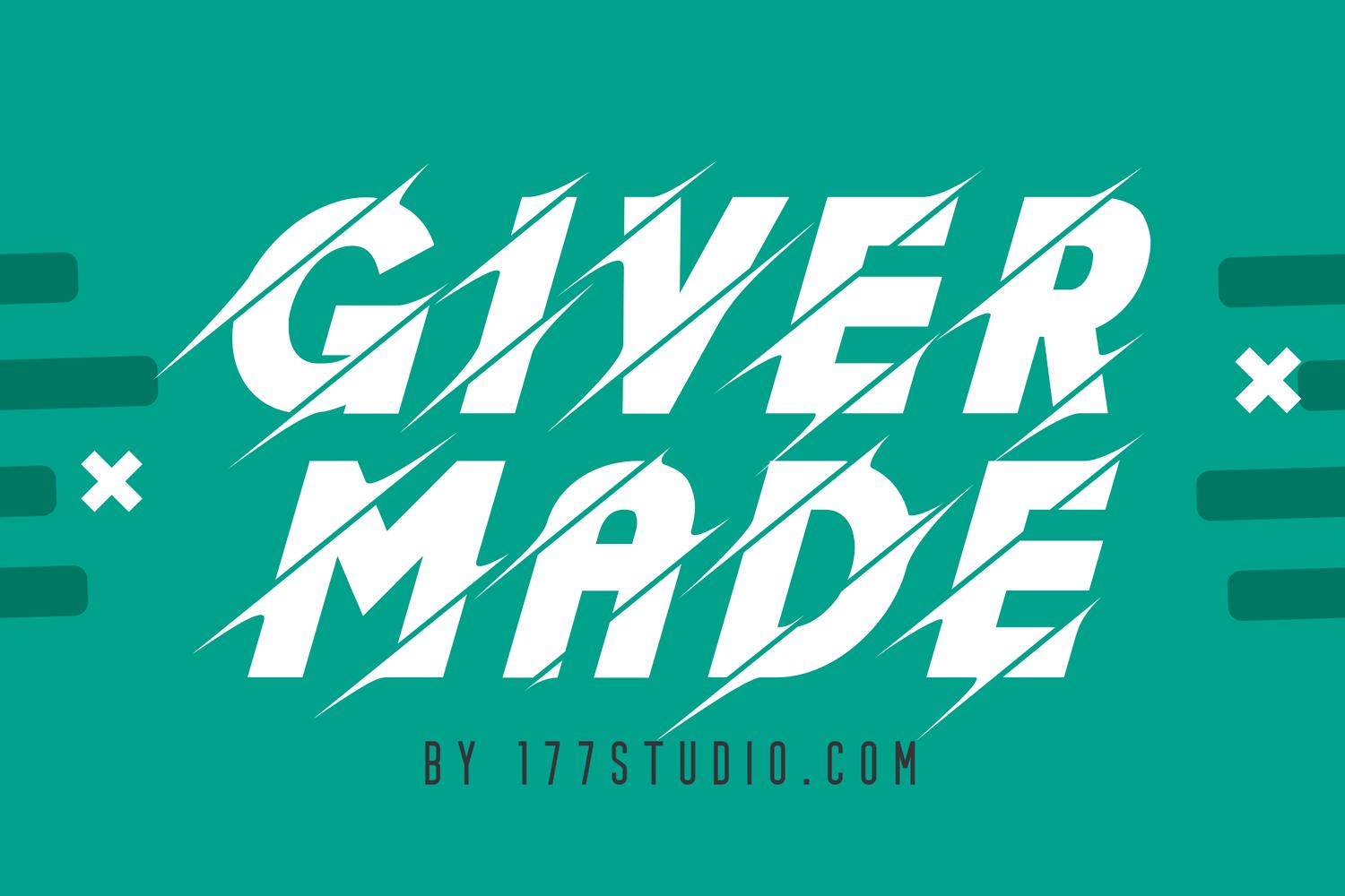 Giver Made Font