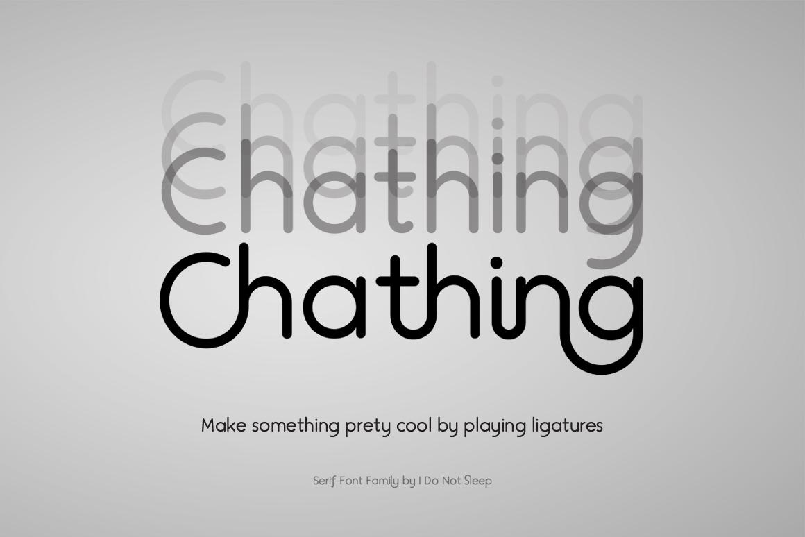 Chathing Font