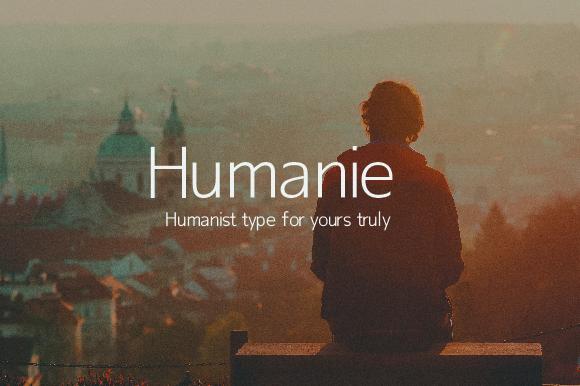 Humanie Light Font