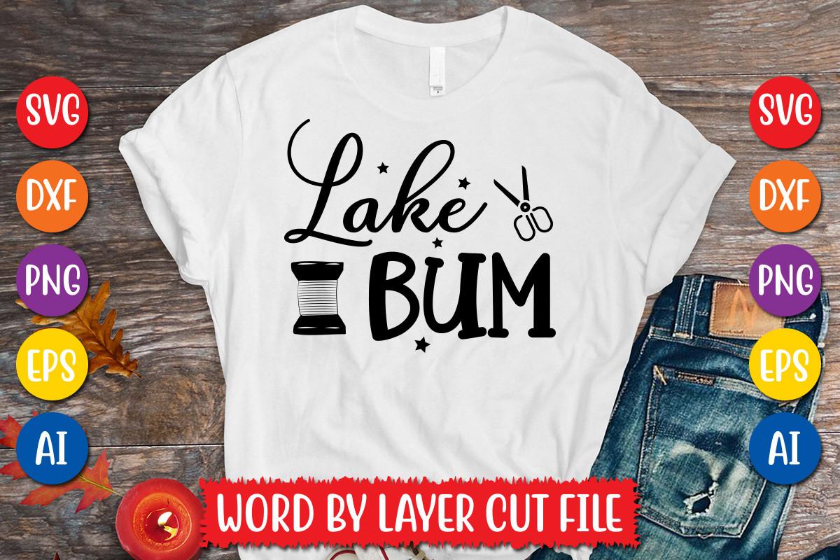 Lake Bum Svg Design