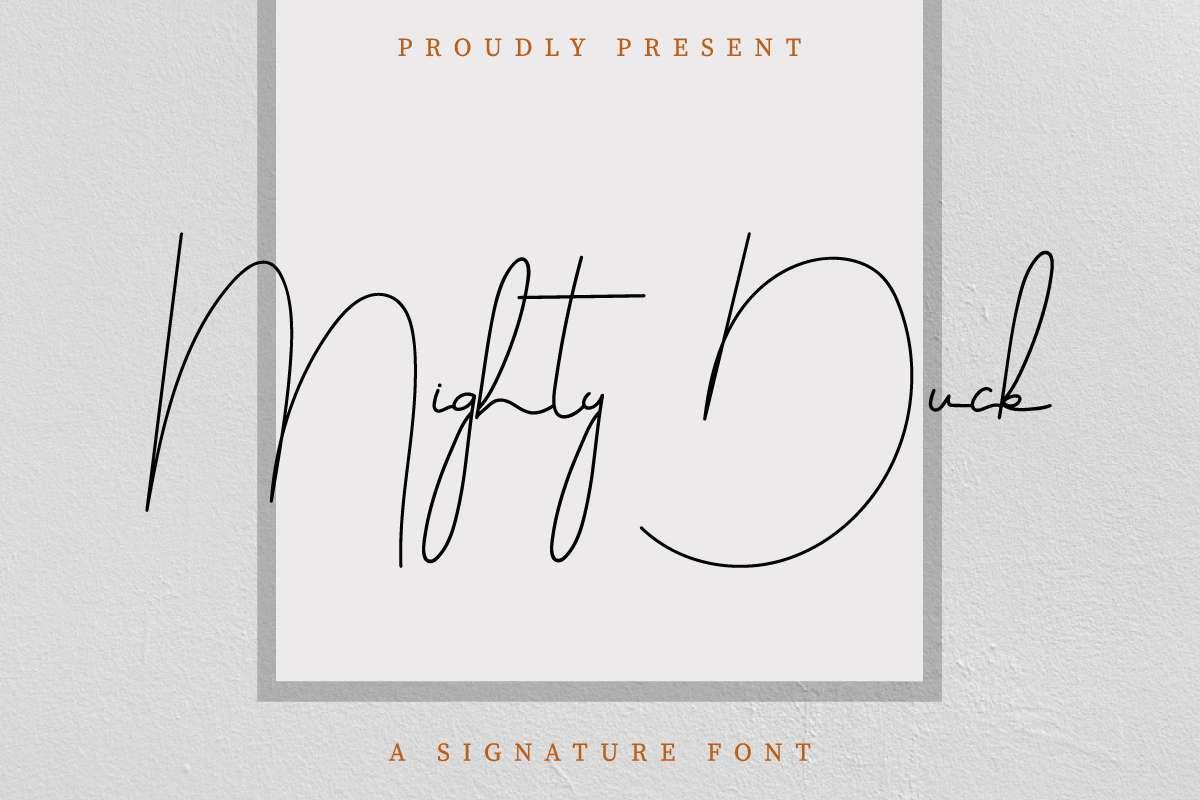 Mighty Duck Font