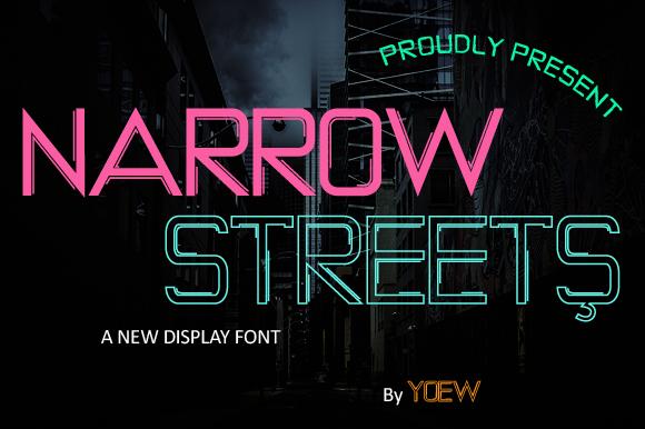 Narrow Streets Font