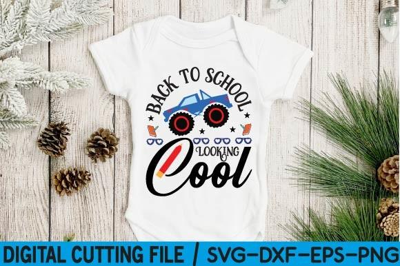 Back to School Looking Cool Svg