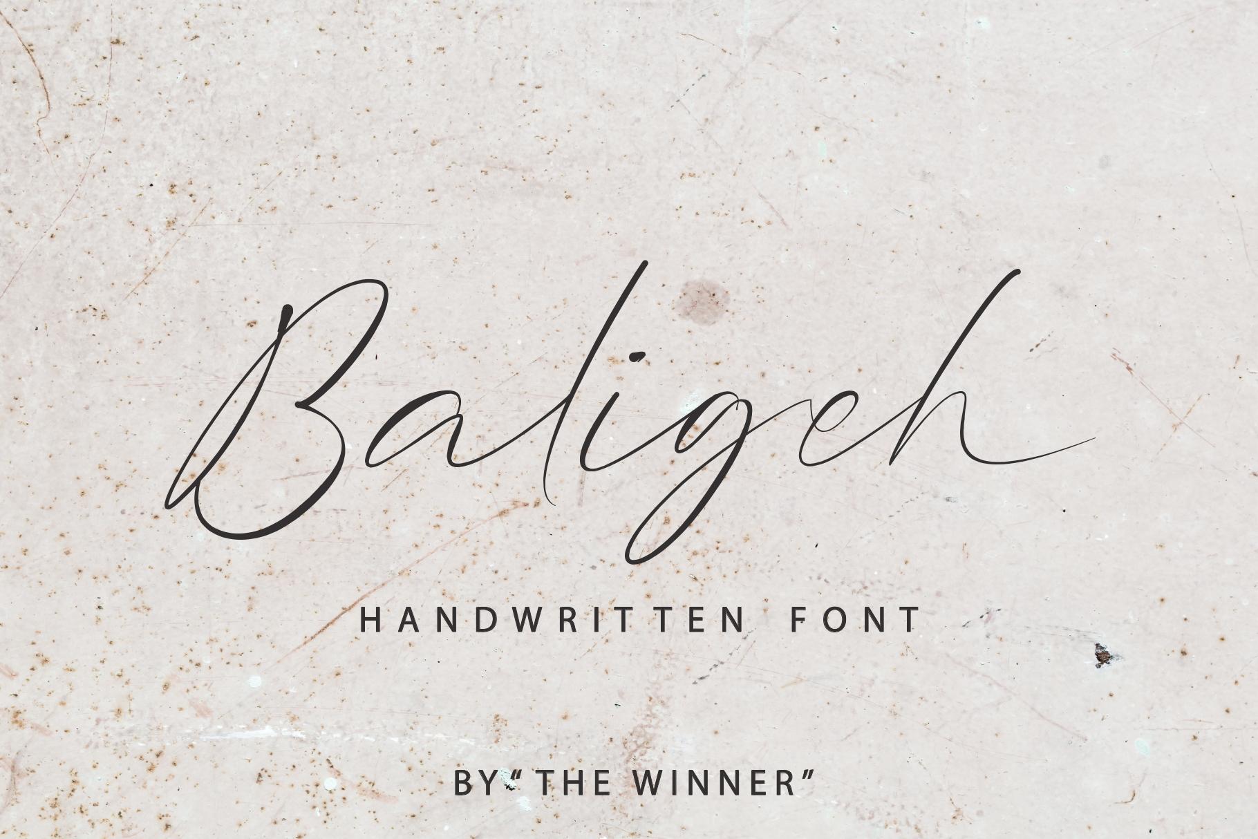 Baligeh Font