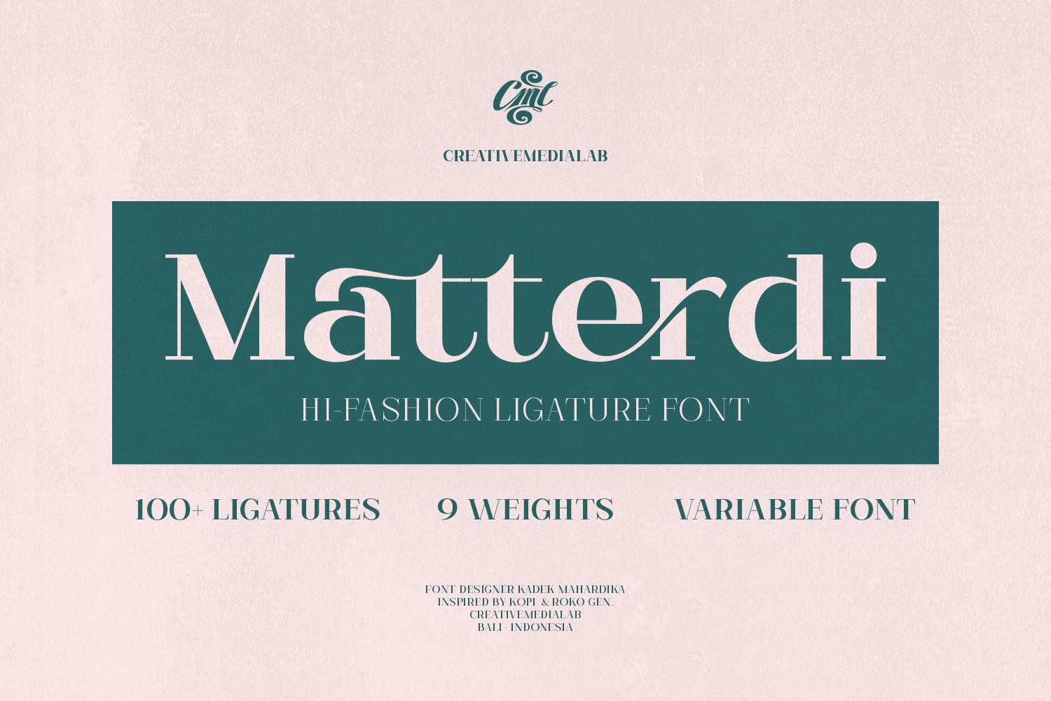 Matterdi Font