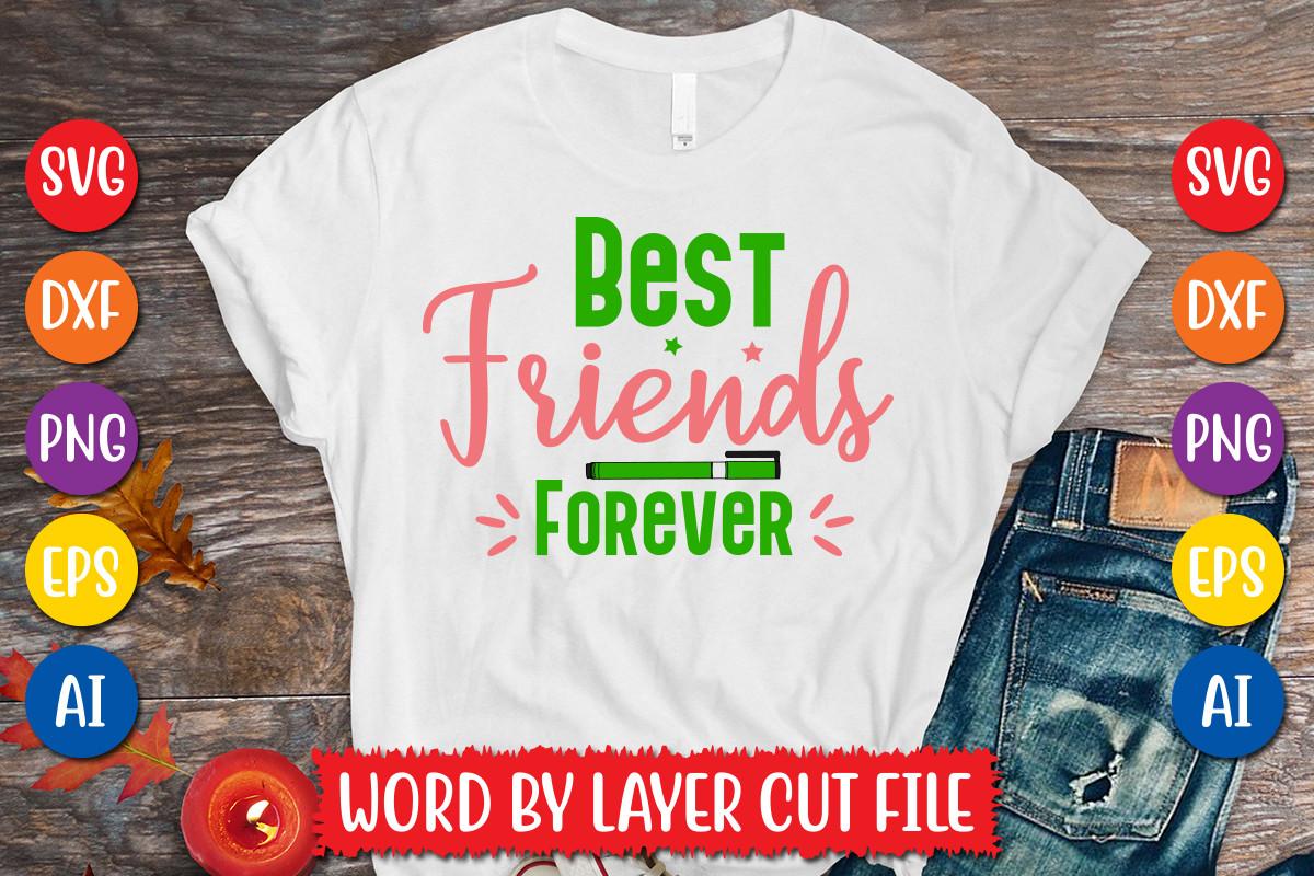 Best Friends Forever Svg Design
