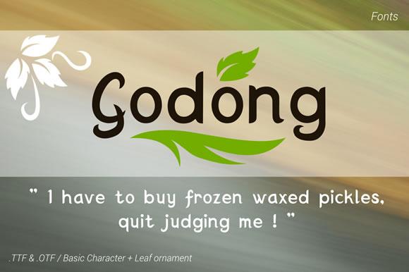 Godong Font