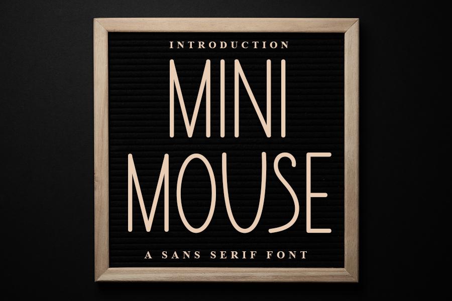 Mini Mouse Font