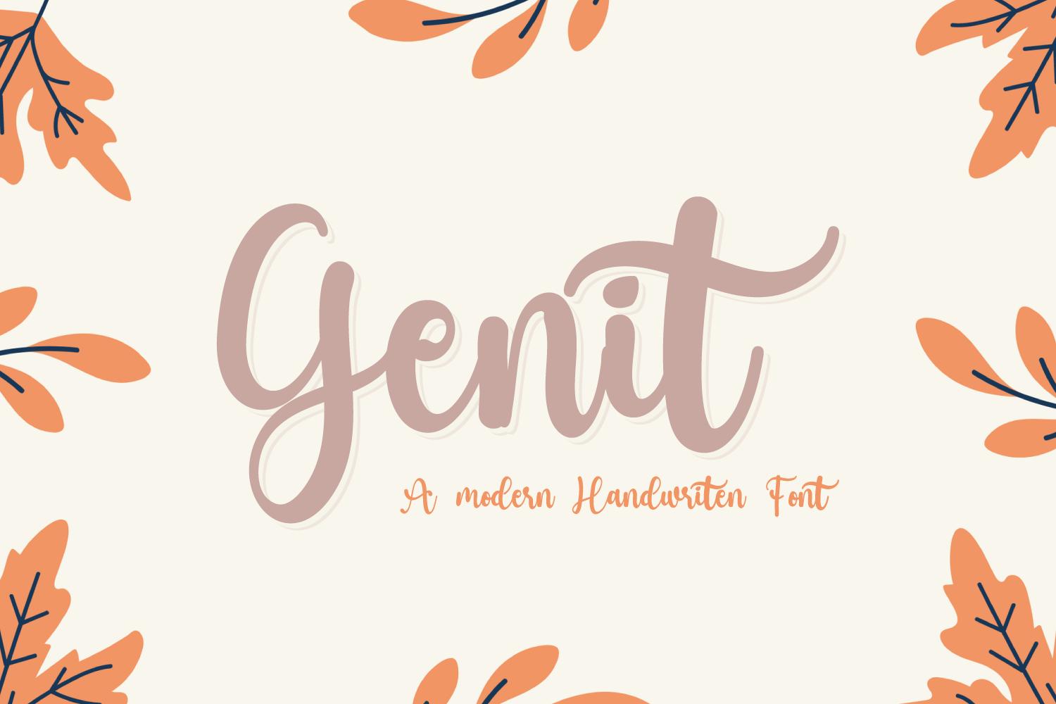 Genit Font