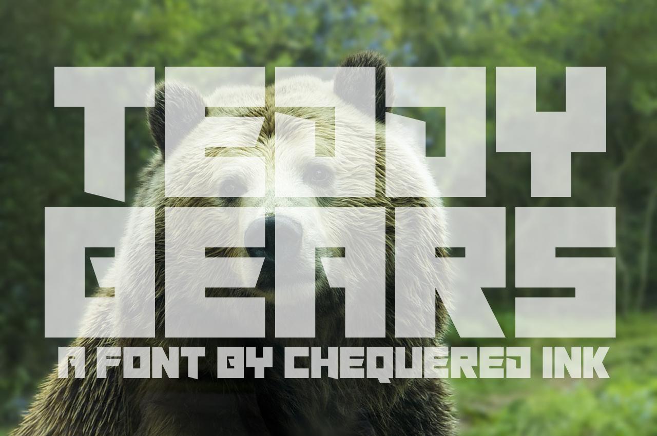 Teddy Bears Font
