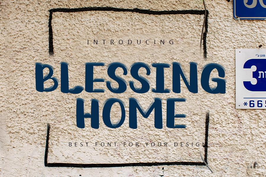 Blessing Home Font