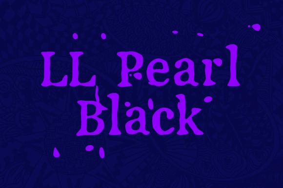 LL Pearl Black Font